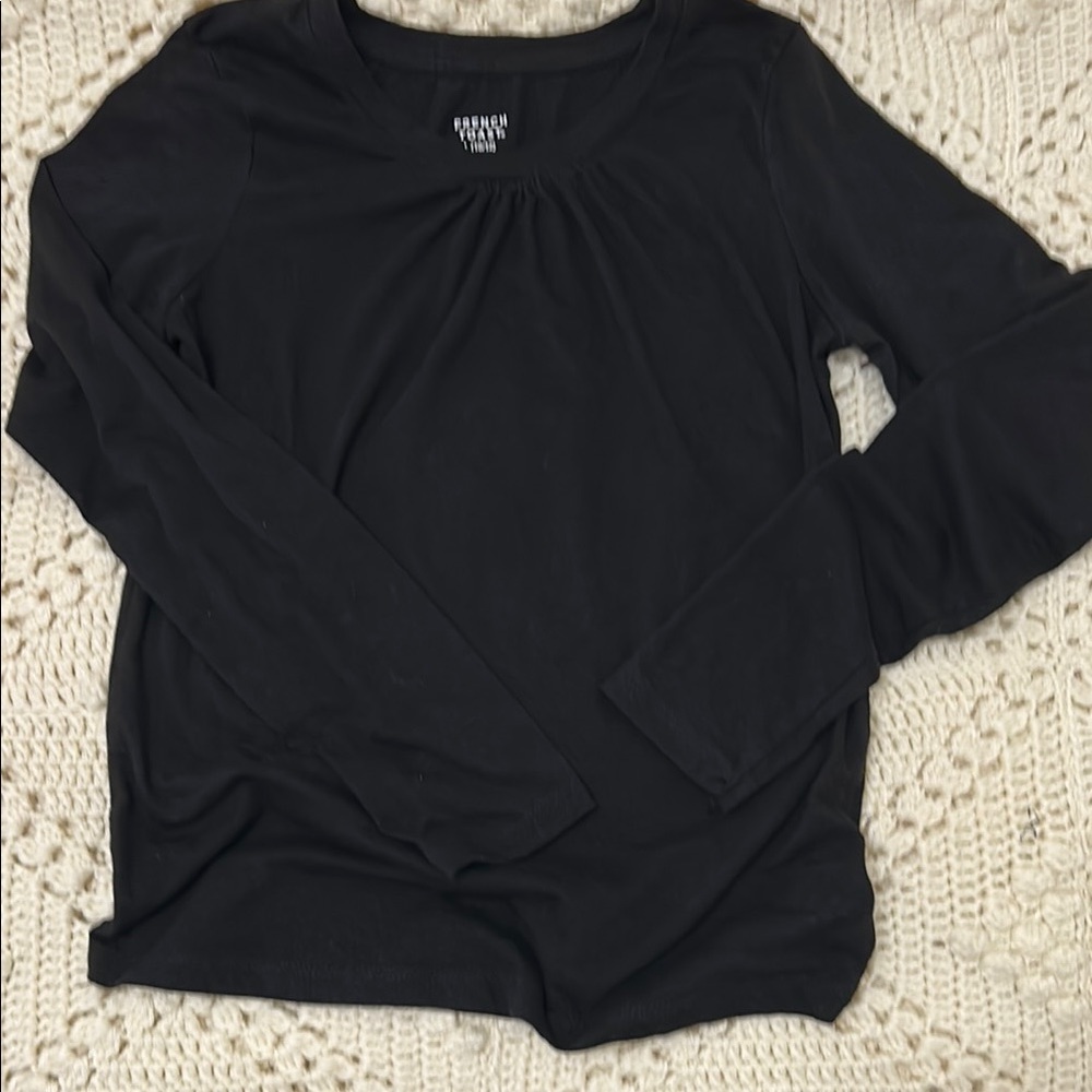 Girl’s Black Long Sleeve Top